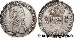 HENRY II Teston à la tête nue, 1er type 1553 Poitiers