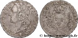LOUIS XV  THE WELL-BELOVED  Demi-écu aux branches d’olivier, tête ceinte d’un bandeau 1765 Paris VF