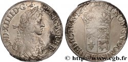 LOUIS XIV LE GRAND OU LE ROI SOLEIL Écu de Béarn, portrait apollinien 1665 Pau