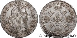 LOUIS XV DIT LE BIEN AIMÉ Écu à la croix fleurdelisée couronnée et aux huit L 1725 La Rochelle
