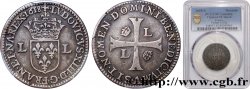 LOUIS XIII Piéfort double du douzain de Nicolas Briot 1618 Paris