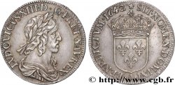 LOUIS XIII LE JUSTE Quart d écu, buste drapé et cuirassé (2e buste de Jean Warin) 1642 Paris, Monnaie de Matignon