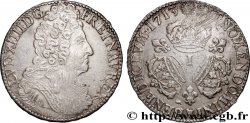 LOUIS XIV LE GRAND OU LE ROI SOLEIL Écu aux trois couronnes 1713 Limoges TTB