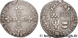 LOUIS XIII LE JUSTE Quart d écu de Béarn 1619 Morlaàs ou Pau