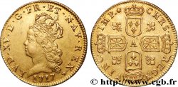 LOUIS XV DIT LE BIEN AIMÉ Louis d’or aux quatre écus couronnés 1717 Paris