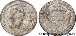 LOUIS XIV LE GRAND OU LE ROI SOLEIL Écu, portrait apollinien 1664 Bayonne