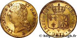 LOUIS XVI Louis d or aux écus accolés 1786 Nantes