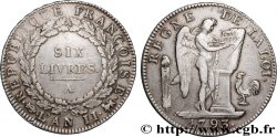 LA CONVENTION Six livres dit au génie 1793 Paris