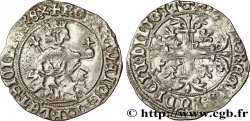 ITALIE - ROYAUME DE NAPLES - ROBERT D ANJOU Carlin d argent c. 1310-1340 Naples