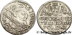 POLOGNE - ROYAUME DE POLOGNE - SIGISMOND III VASA Trois groschen ou trojak koronny 1623 Cracovie