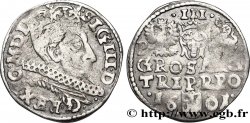 POLAND - SIGISMUND III VASA Trois groschen ou trojak koronny 1601 Cracovie