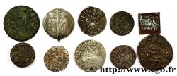 LOTS Dix monnaies royales étrangères, états et métaux divers n.d. 