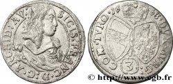 AUSTRIA - SIGISMUND-FRANCIS OF AUSTRIA 3 Kreuzer 1663 