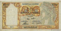 10 Nouveaux Francs ALGERIA  1960 P.119a