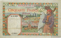 50 Francs ALGERIA  1940 P.084