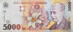 5000 Lei ROMANIA  1998 P.107b