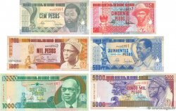 50 au 10000 Pesos Lot GUINEA-BISSAU  1990 P.10 au P.15