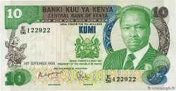 10 Shillings KENYA  1986 P.20e