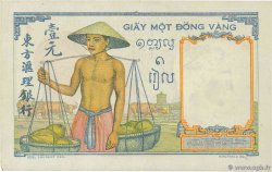 1 Piastre FRANZÖSISCHE-INDOCHINA  1936 P.054b fST