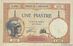 1 Piastre FRENCH INDOCHINA  1927 P.048b VF