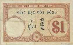 1 Piastre INDOCHINA  1927 P.048b MBC