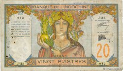 20 Piastres INDOCHINE FRANÇAISE  1931 P.050 B