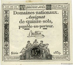 15 Sols FRANCE  1792 Ass.35a