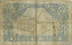 5 Francs BLEU FRANKREICH  1916 F.02.42 SGE