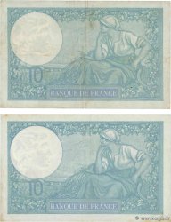 10 Francs MINERVE modifié Lot FRANCIA  1939 F.07.14 q.BB