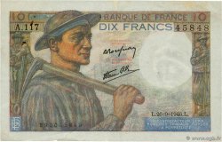 10 Francs MINEUR FRANCIA  1946 F.08.15