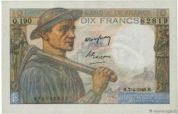 10 Francs MINEUR FRANCIA  1949 F.08.21 SC