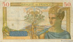 50 Francs CÉRÈS modifié FRANKREICH  1938 F.18.07 SGE