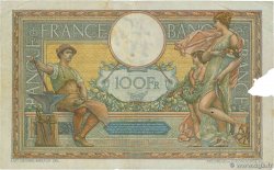 100 Francs LUC OLIVIER MERSON grands cartouches FRANCIA  1927 F.24.06 MB