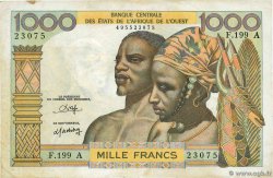 1000 Francs ÉTATS DE L AFRIQUE DE L OUEST  1980 P.103An