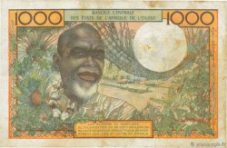 1000 Francs ESTADOS DEL OESTE AFRICANO  1980 P.103An BC+