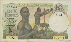 10 Francs AFRIQUE OCCIDENTALE FRANÇAISE (1895-1958) 1946 P.37