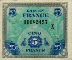 5 Francs DRAPEAU FRANCE  1944 VF.17.03