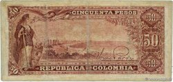 50 Pesos COLOMBIE  1904 P.314 B+