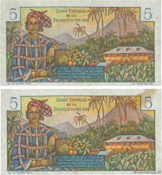 5 Francs Bougainville Consécutifs FRENCH EQUATORIAL AFRICA  1946 P.20B XF+