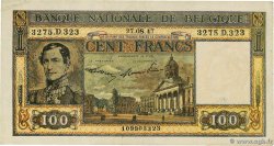 100 Francs BÉLGICA  1947 P.126 MBC+