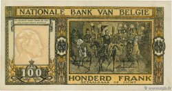 100 Francs BELGIUM  1947 P.126 XF-