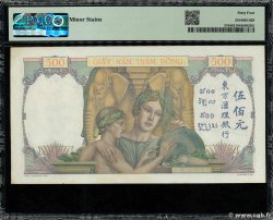 500 Piastres FRENCH INDOCHINA  1939 P.057 UNC-