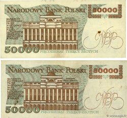 50000 Zlotych Lot POLOGNE  1989 P.153a pr.TTB