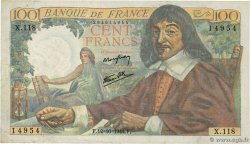 100 Francs DESCARTES FRANCE  1944 F.27.08