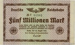 5 Millionen Mark ALLEMAGNE Berlin 1923 PS.1013c