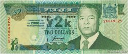 2 Dollars Commémoratif FIDJI  2000 P.102a