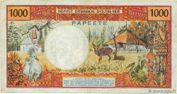 1000 Francs TAHITI  1985 P.27d TB
