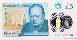 5 Pounds ANGLETERRE  2015 P.394 NEUF