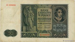 50 Zlotych POLOGNE  1941 P.102