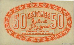 50 Centimes ALGERIA Alger 1915 JP.137.05 q.FDC